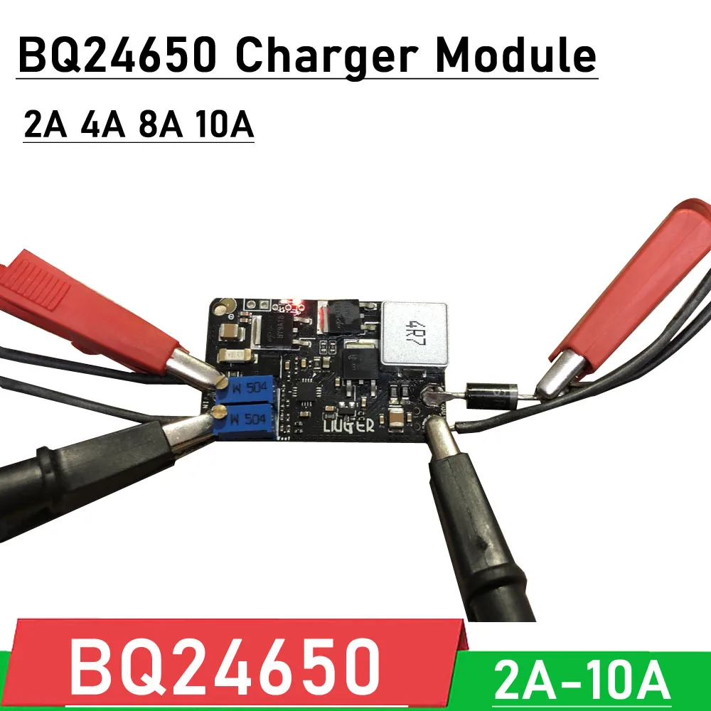 

BQ24650 2A 4A 8A 10A lithium battery charger module Solar MPPT controller Buck lead-acid LiFePO4 Li-ion Charging 5V 12V 15V 24V