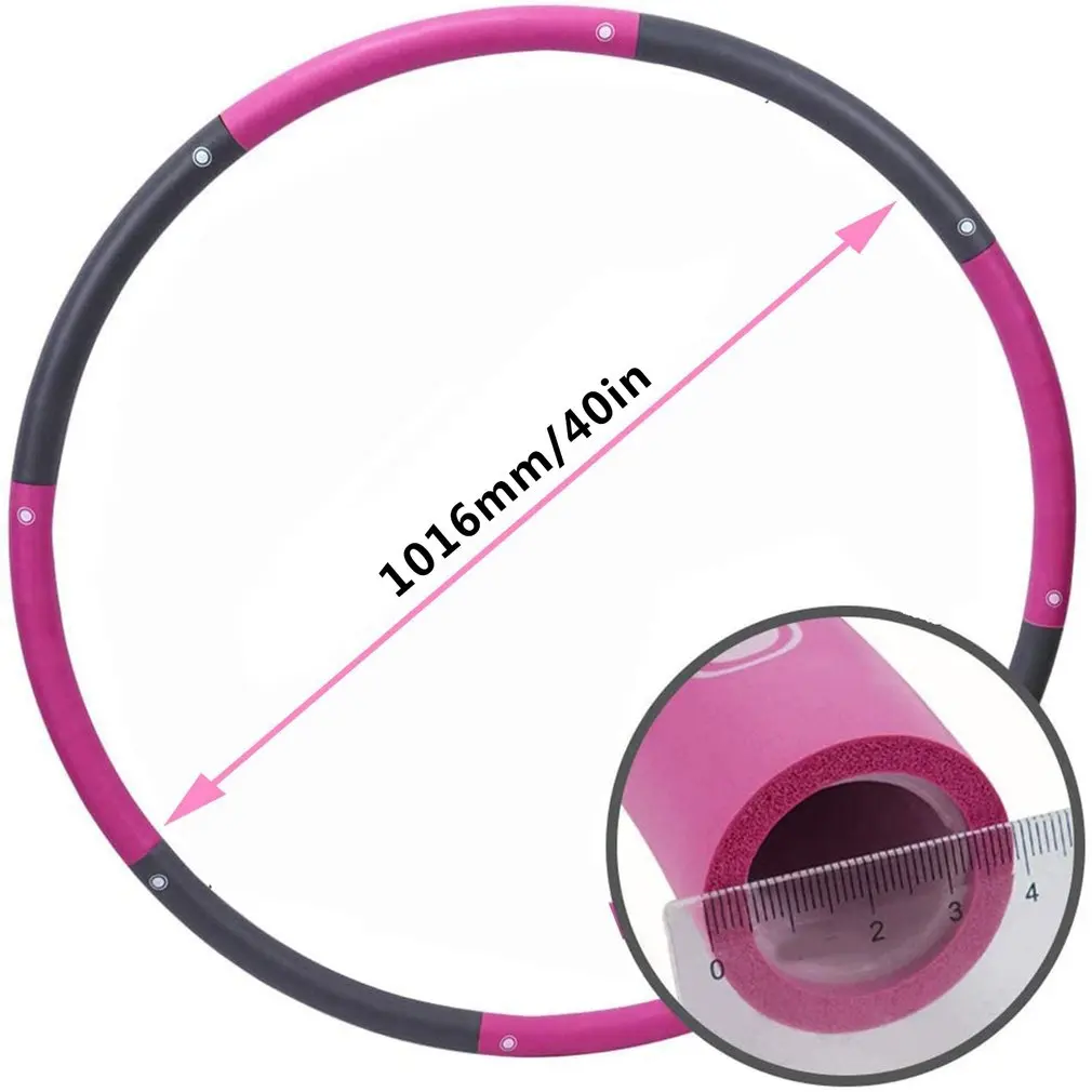 

Rolling Ring For Adults 8 Section Detachable Soft Workout Rolling Ring Professional Fitness Rolling Ring Brings Perfect Figure