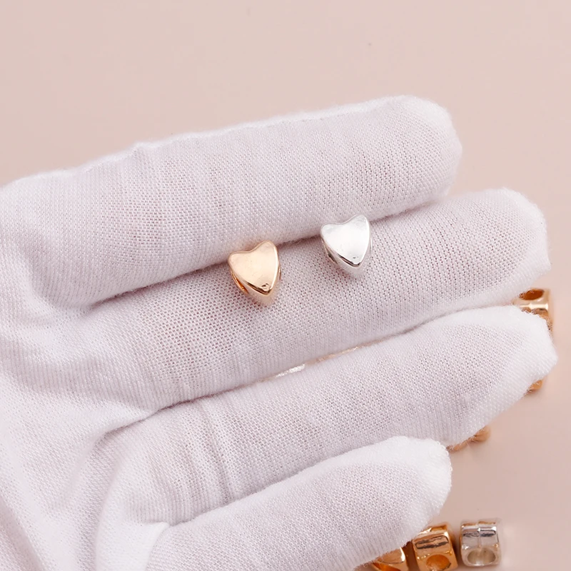 Бусины с отверстием для подвесок цепочек браслетов ювелирных изделий 50 шт. 9 х7 мм