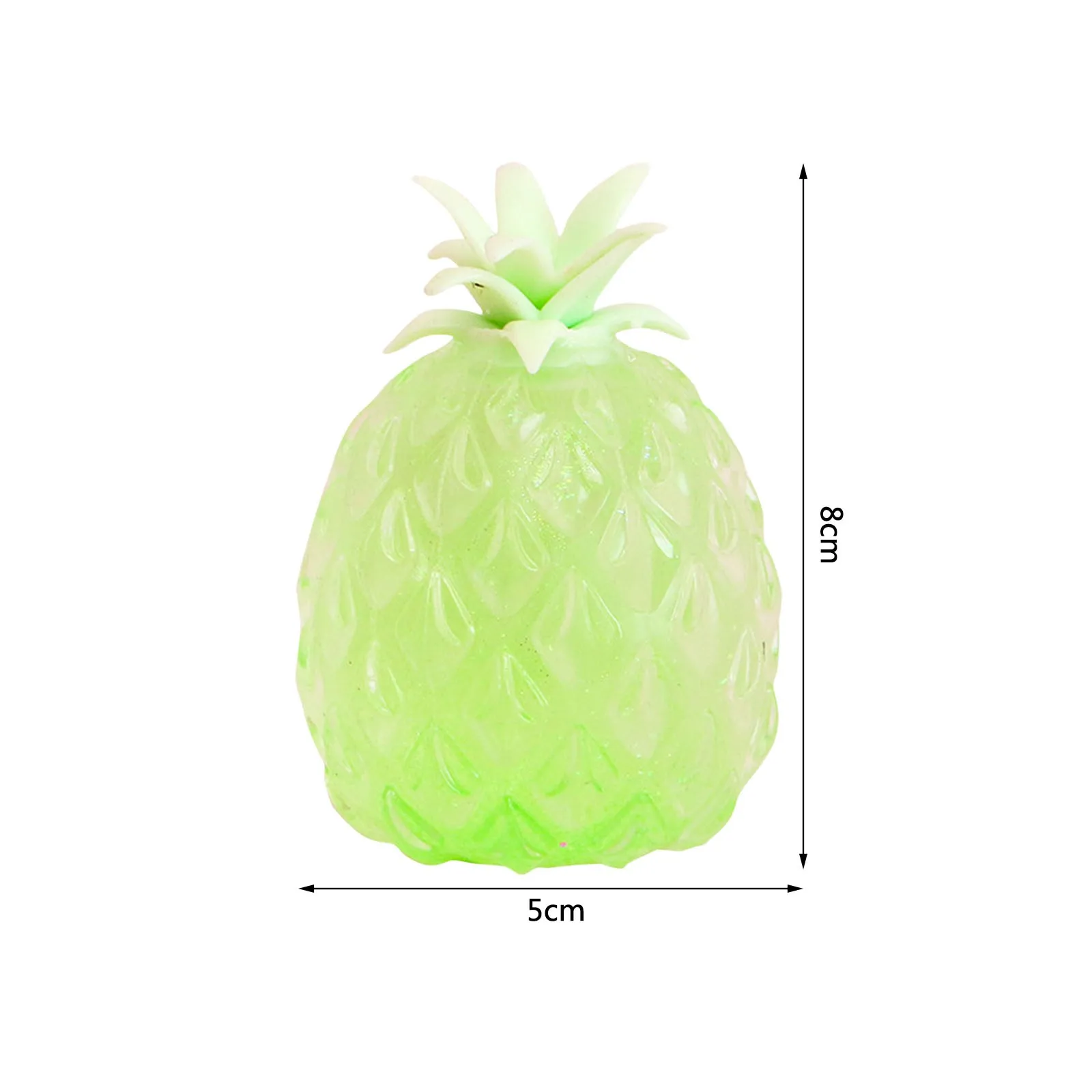 

Novelty Little Fresh Golden Powder Pineapple Stress Relief Vent Pineapple 40ml Fidget Toys Spongy Decompression toy anti stress