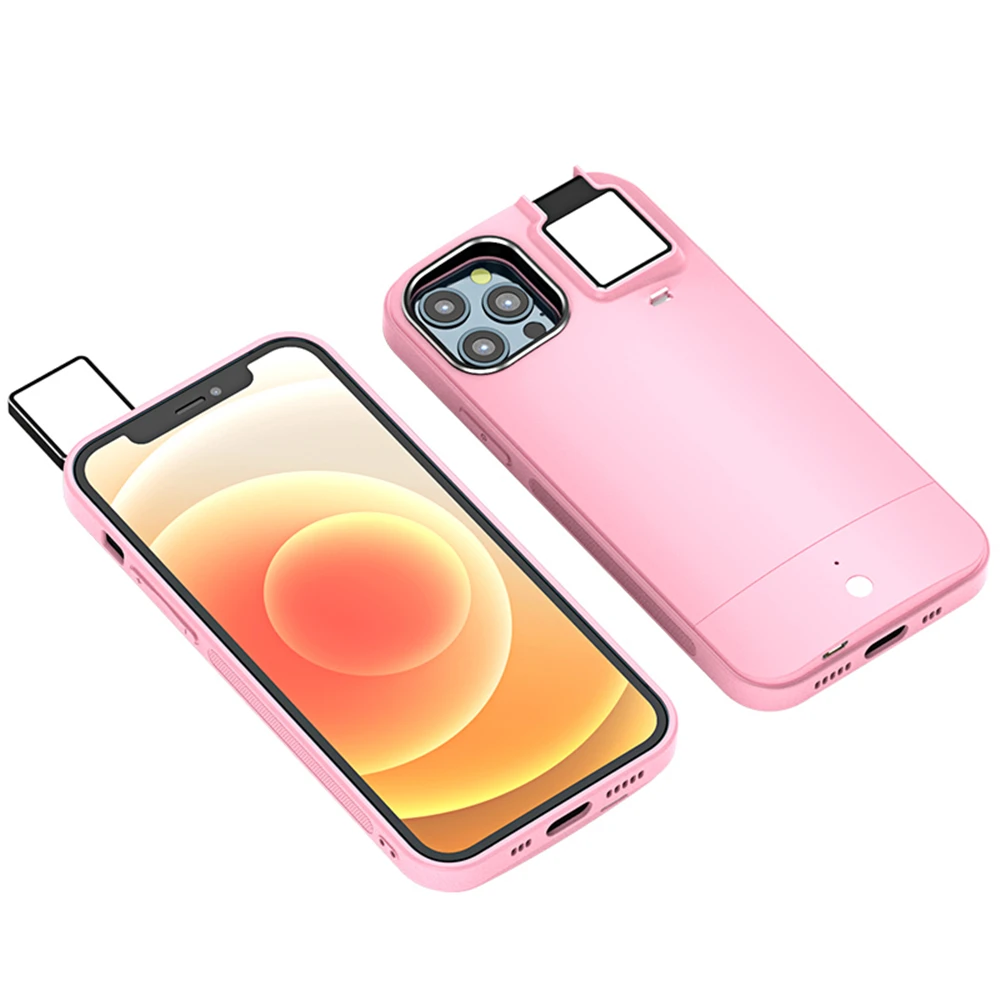 

Beauty Fill Light Case for iPhone 11 12 XR 7 8 Plus Portable Selfie Makeup Light Up Case for iPhone 12 Pro X Xs Max