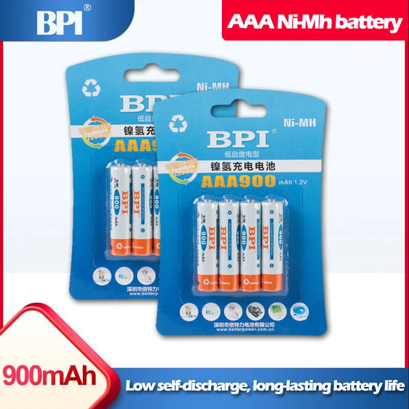 Аккумуляторная батарея для игрушек BPI 8 шт. 1 2 В AAA 900 мА/ч NiMh беспроводная мышь