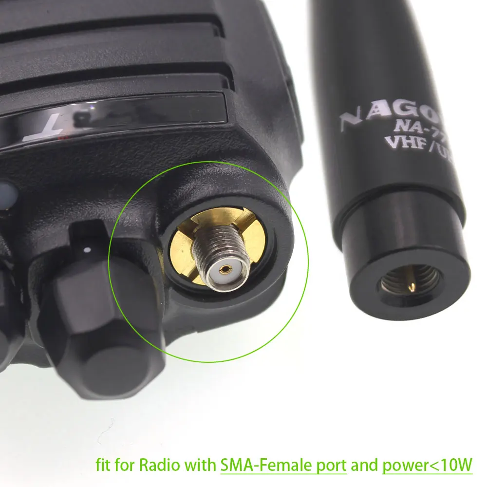 NAGOYA NA-771 SMA Двухдиапазонная гибкая антенна VHF/UHF 144/430MHz двухстороннее радио TYT TH-UV8000D