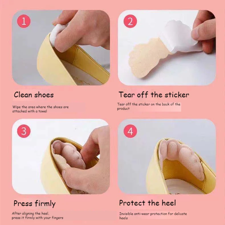 1Pair Women Insoles for Shoes High Heels Adjust Size Adhesive Heel Liner Grips Protector Sticker Pain Relief Foot Care Inserts