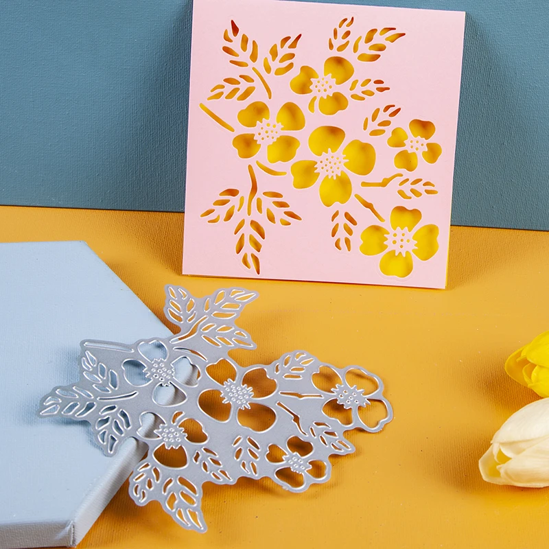 

metal cutting dies hollow flower leaves cut die mold decoration Scrapbook paper craft knife mould blade punch stencils dies