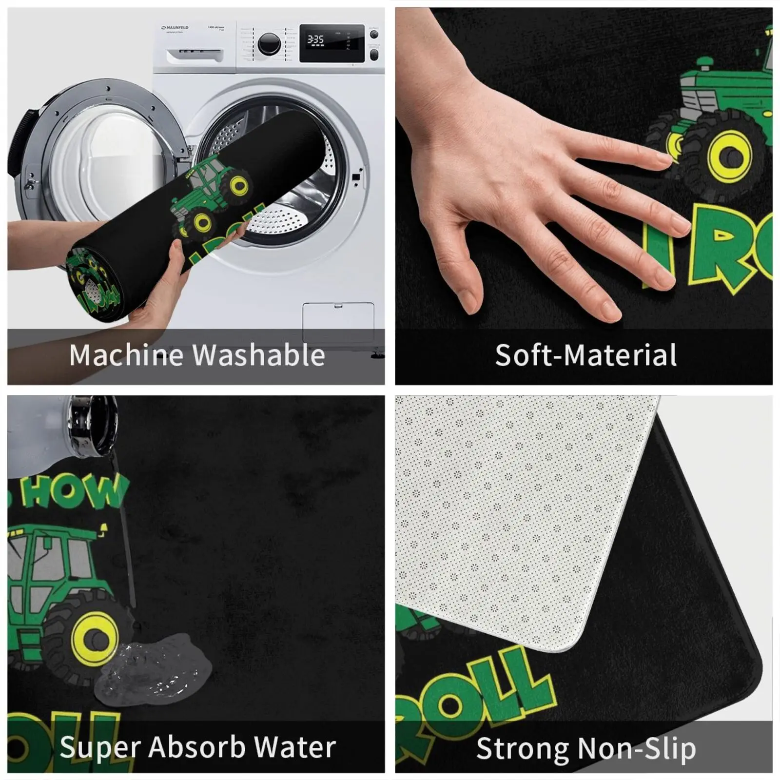 Вот как я роликовый коврик подушка мягкий трактор грузовик для сельского