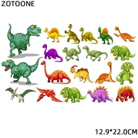 zotoone fashion puppy iron on transfer patch dinosaur patches on clothing t shirt appliques forclothes diy decoration for kids g