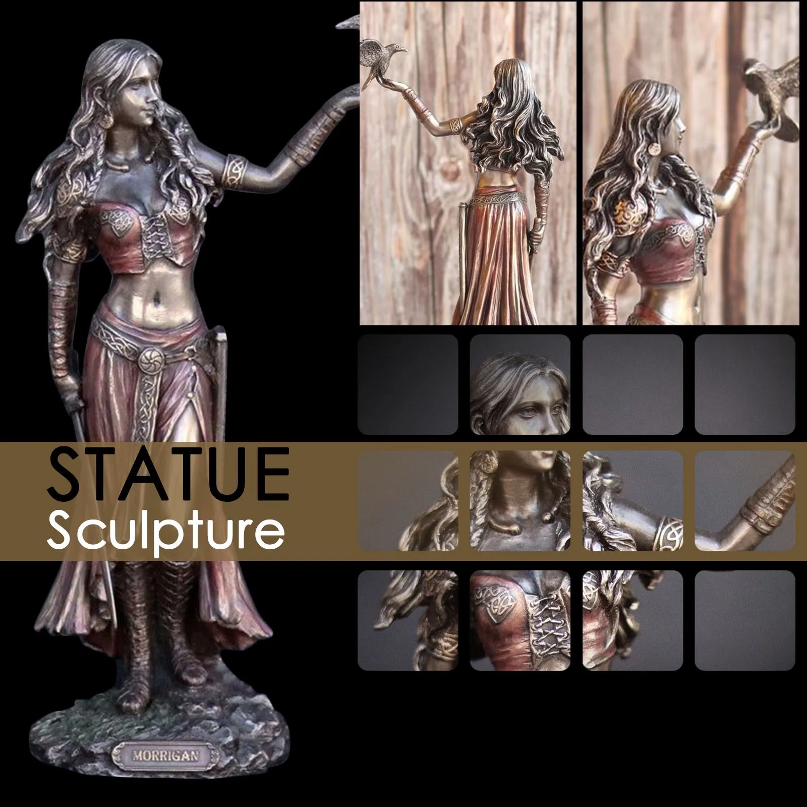 Фигурка антистресс Morrigan скульптура садовая фигурка модель ангела игрушки