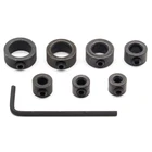 Дрель стоп позиционер дюбель патрон вала локатор 34568101216 мм, буровое долото из высокопрочной стали, предел кольцо глубина Стопорные муфты лимит кольцо