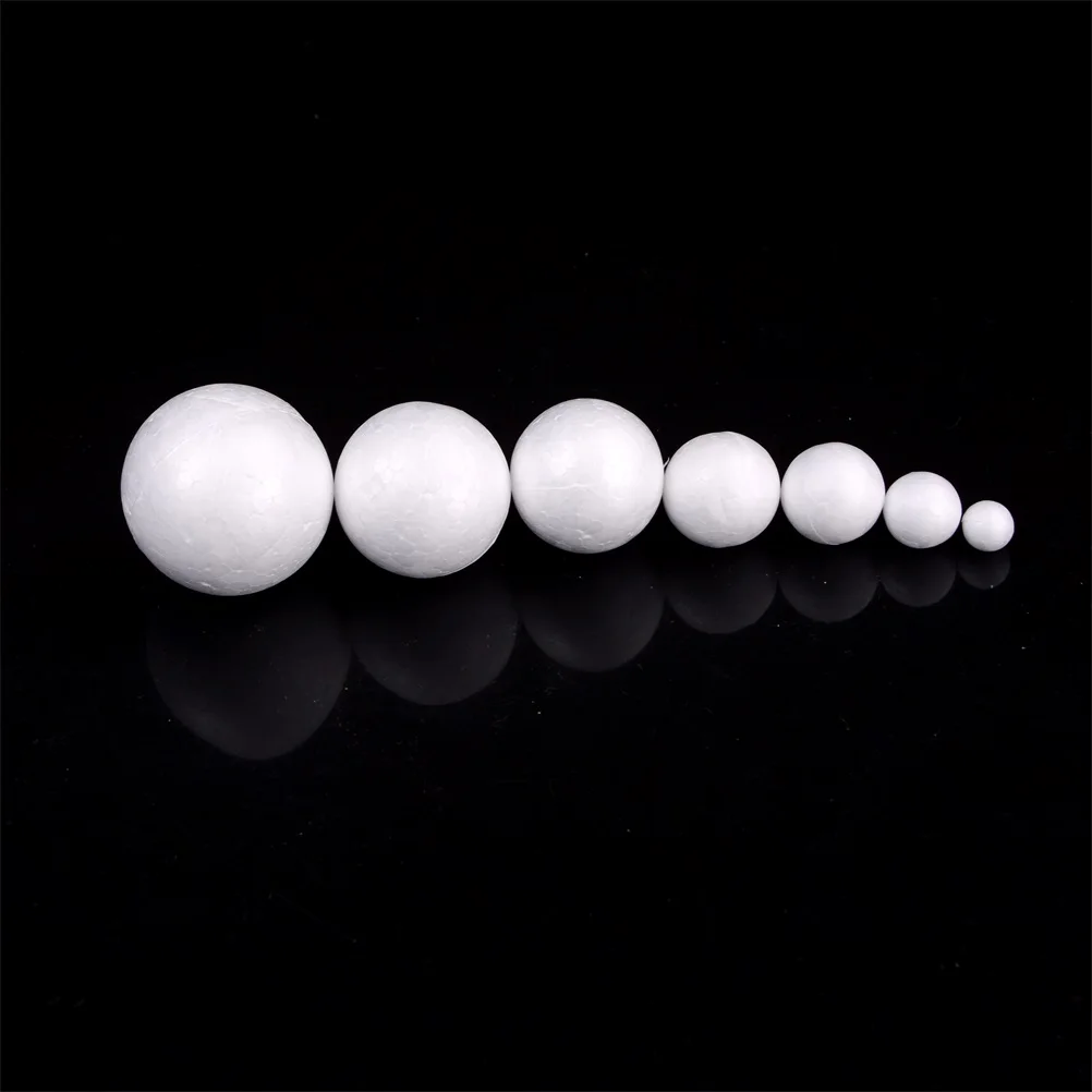 

20Pcs/Lot 1-4cm Modelling Polystyrene Styrofoam Foam Ball White Craft Balls For DIY Christmas Party Decoration Supplies Gifts
