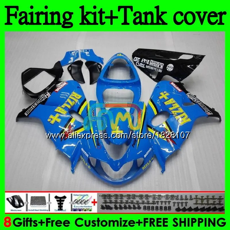 

Комплект + бак для SUZUKI TL1000R 1998 1999 2000 2001 2002 100b. 15 TL1000 TL 2003 R 1000R 98 99 RIZLA cyan 00 01 02 03 обтекатель