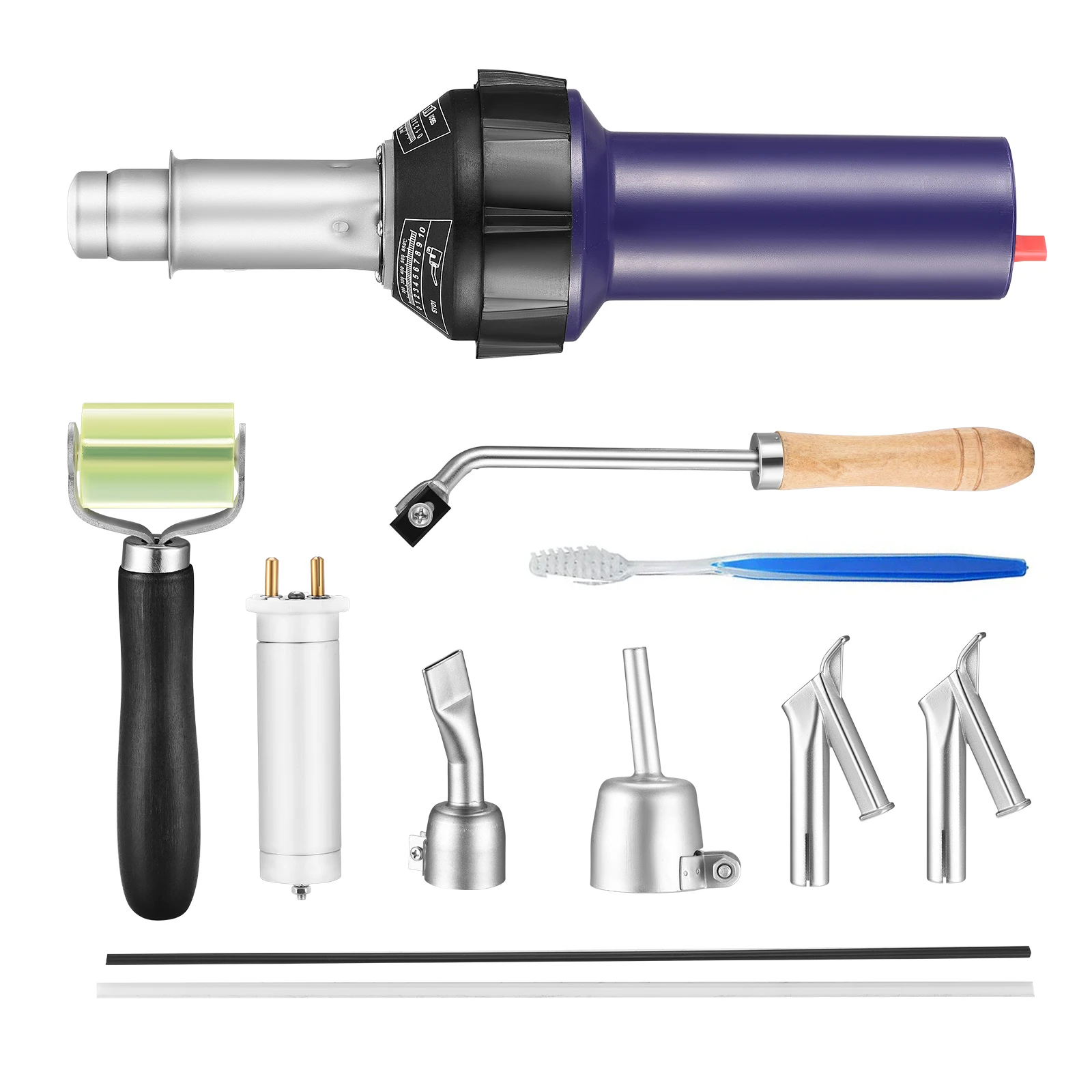 

1600W Hot Air Torch Plastic Welding Gun Machine 110/220V Hot Air Welding PVC Plastic Repairing Machine For Welder Tools