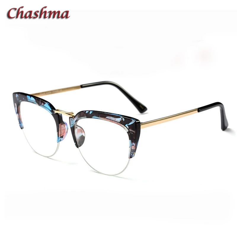 Женская оправа для очков Chashma очки кошачий глаз студентов модные по
