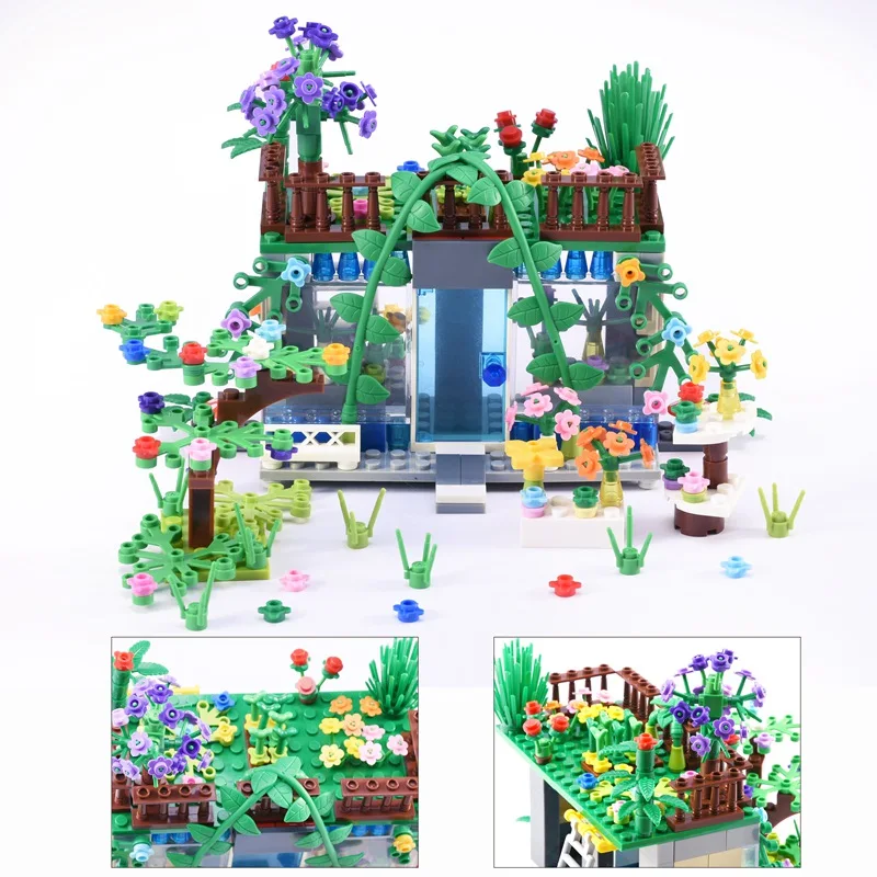 

City Cities Series MOC For Children Educational Creactor Models Toys Accessories Slide DIY Compatible Building Blocks