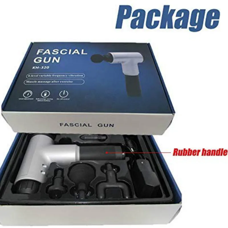 Электрический массажный пистолет для расслабления мышц массажер глубоких