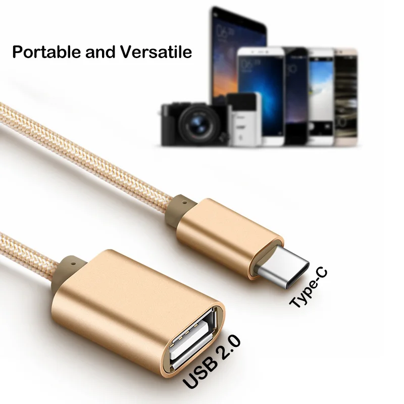 USB-C OTG Adapter Cable for Xiaomi Redmi Note 9S 9T 8T 7 8 9 10 Pro Max Type C USB Converter K30 K40 | Мобильные телефоны и