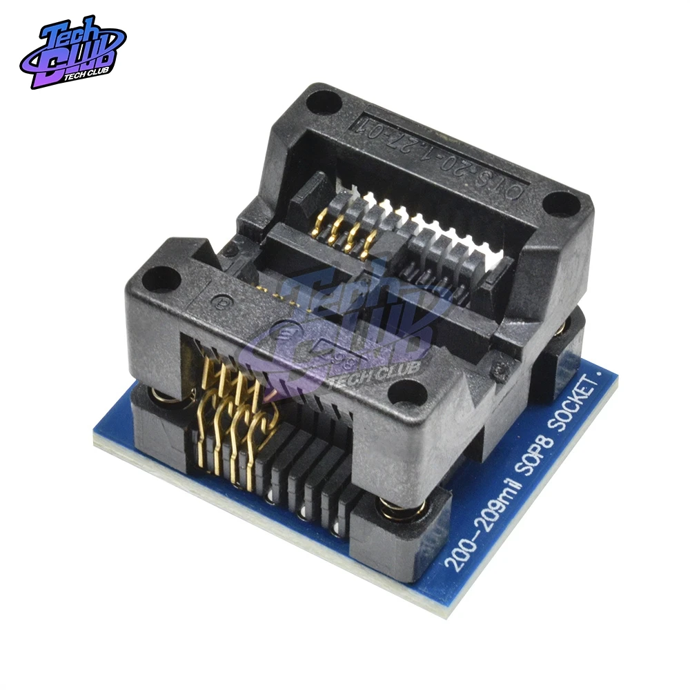 SOIC8 SOP8 Для DIP8 широкое сиденье 200mil программатор разъем адаптера CH341A | Инструменты