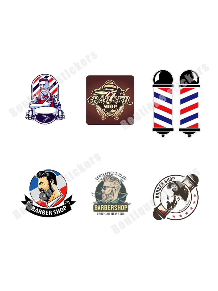 Наклейка для парикмахерской с защитой от царапин водостойкая на заказ Лидер