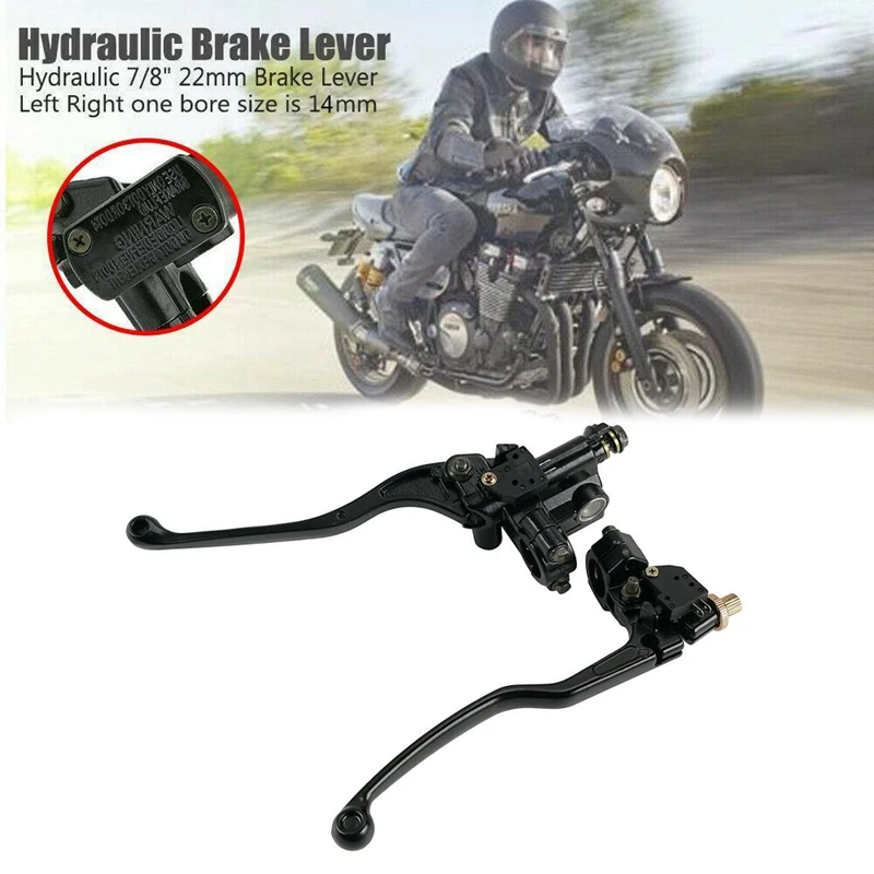 

7/8 Inch 22 MM Universal Motorcycle Handlebar Front Hydraulic Brake Pump Brake Clutch Master Cylinder with Brake Switch