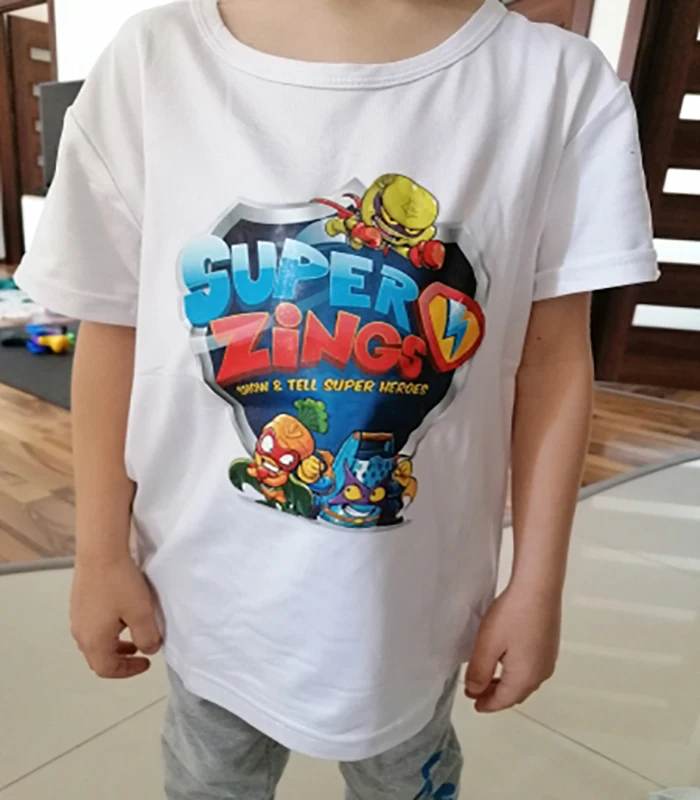 

2020 New Summer Baby Boys Tshirt Los Super Zings Series 6 Print Dibujos De SuperZings Kids T-Shirts Children Cotton Girl Clothes