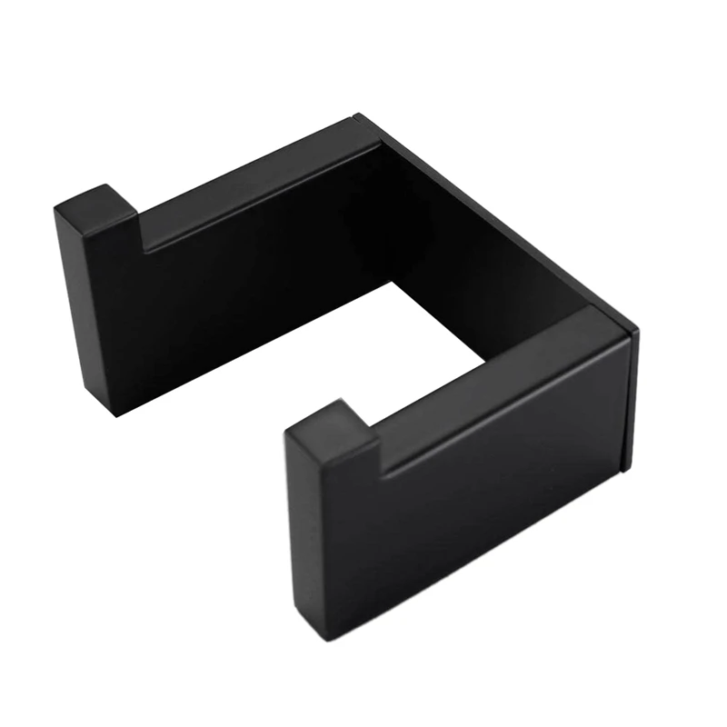 

Stainless Steel Towel Hook, Black Surface Coating, Coat Hook, Can Be Used in Bathroom Kitchen, Easy to Install