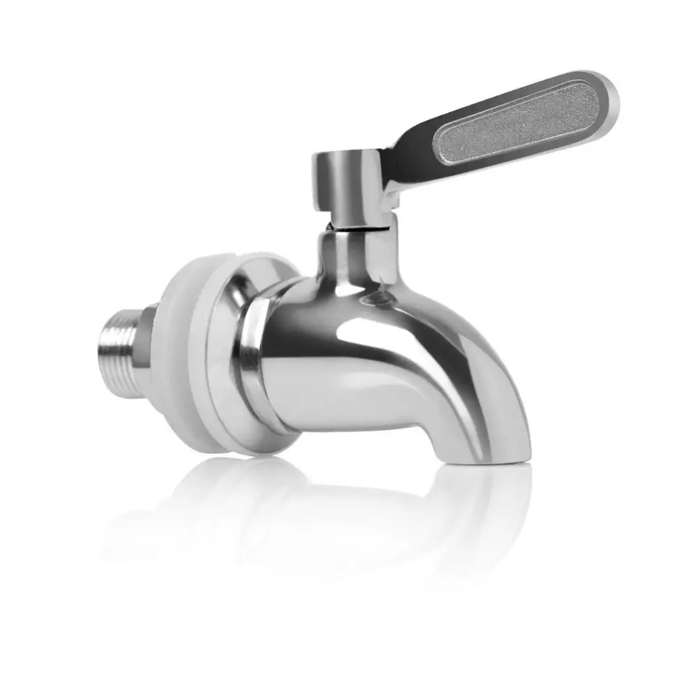 

Диспенсер для напитков из нержавеющей стали 304, сменный кран, кран для сока, холодных напитков, вина, кран бочонка для домашнего и празднично...