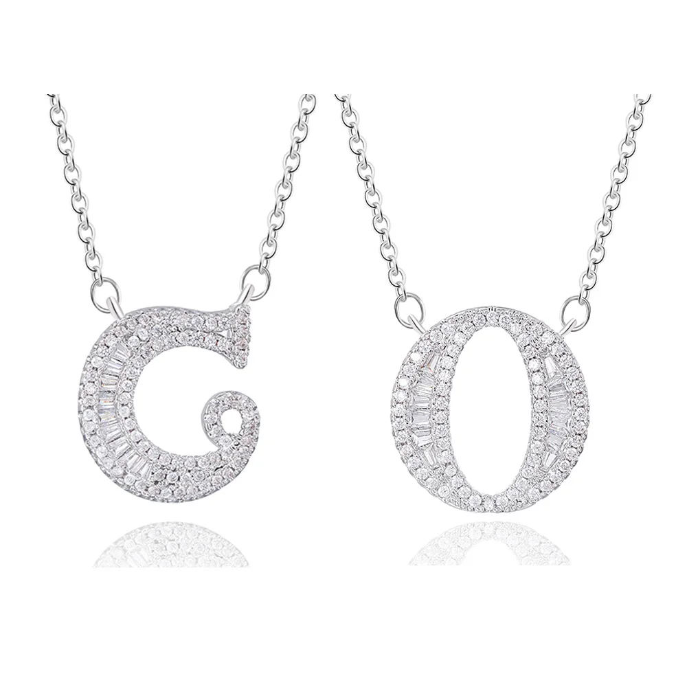 

LN400 DIY romantic surname 26 English letters clavicle necklace female European and American fashion explosion models