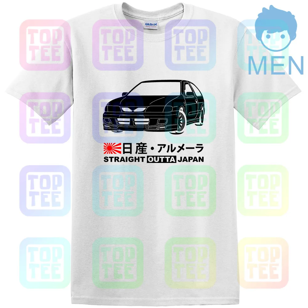 Белый GT-shirt Nissan Almera 2,0 GTi N15 '98-'00 футболка - Цвет: Белый