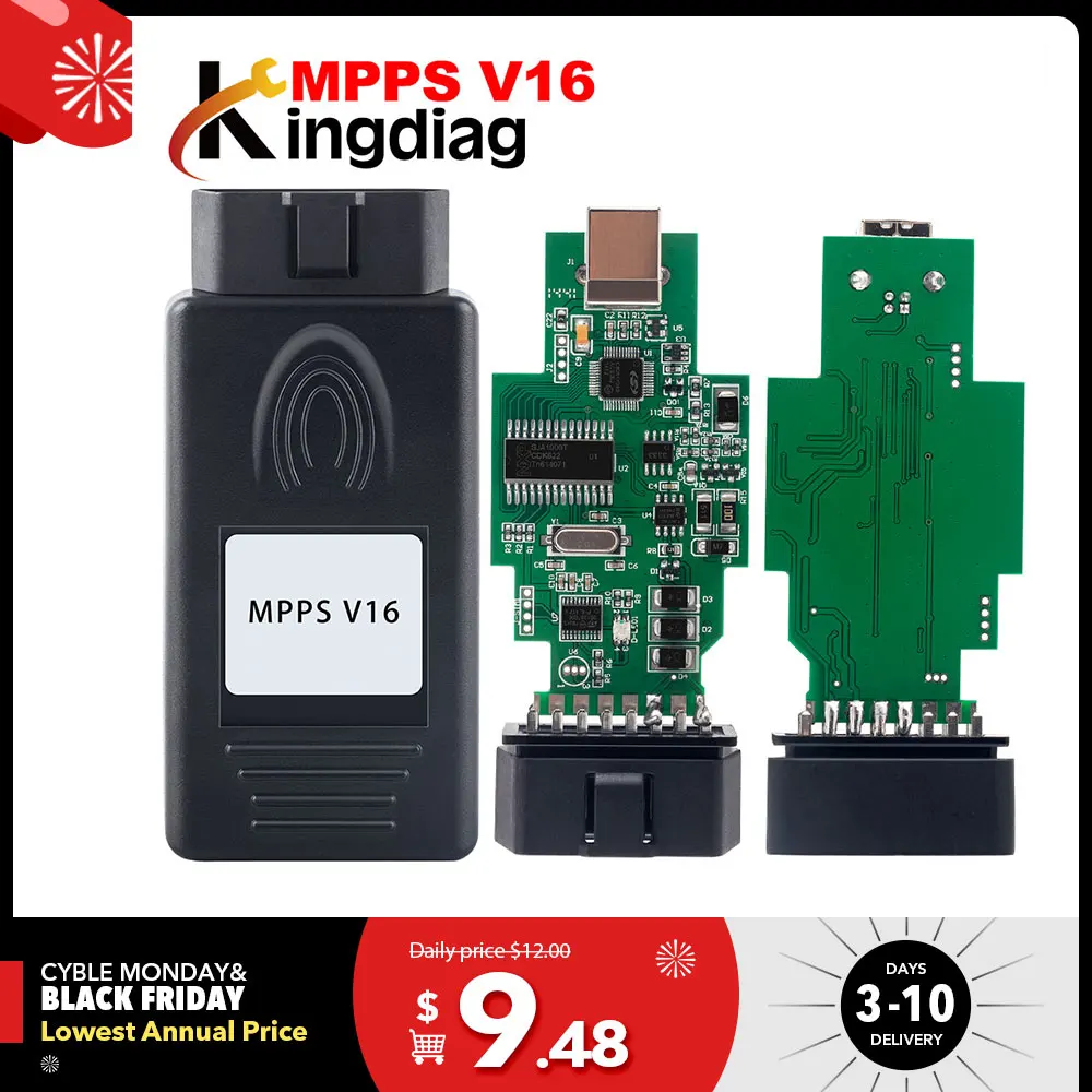 MPPS V16 A+++ Профессиональный Чип ECU Тюнинг горячий MPPS V16 кабель для EDC15 EDC16 EDC17 Inkl контрольная сумма может мигалка Remapper