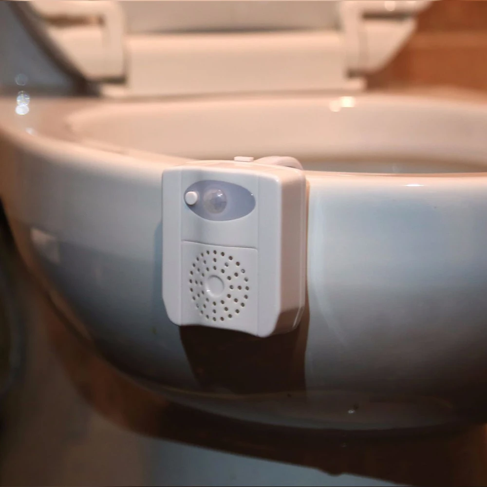 UV Sterilization Toilet Light 16 Changing Motion Sensor Activated RGB PIR LED Night Seat Battery-Operated For Bowl | Лампы и освещение