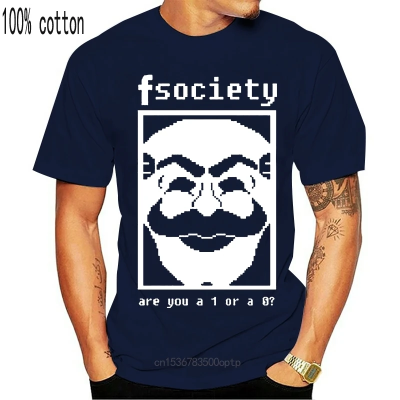 Mr робот корпорация facker-You A 1 или 0 Tv Hacker Quote Geek Size S - 3Xl красочная футболка купить | Футболки -1005003305124871