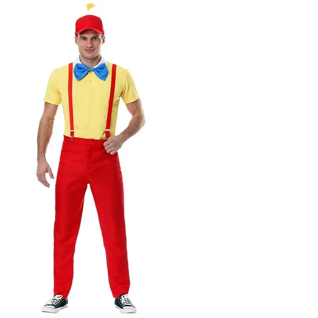 

Alice In Wonderland Twin Brother Costumes Cosplay McDonald Waiters Clothing Party Adult Children Halloween Costume