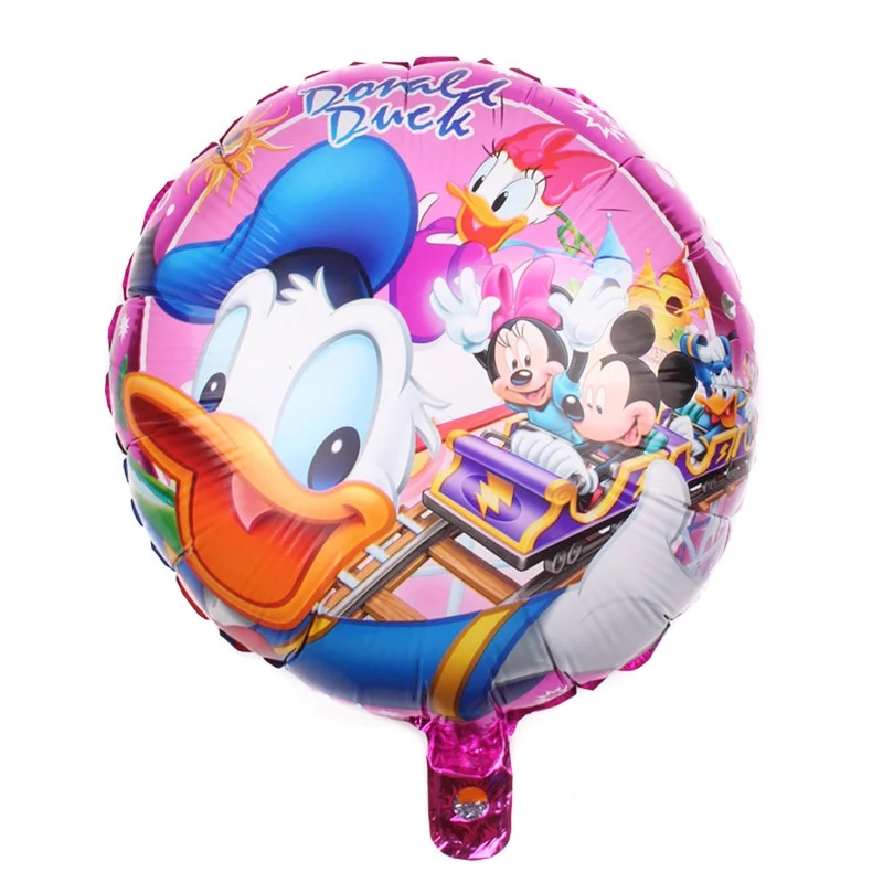 balloon4-1pcs Микки Маус Детская тематическая вечеринка на день рождения композиция декоративная бумажная чашка рисунок флаг Скатерть одноразовые вечерние принадлежности - Цвет: balloon4-1pcs