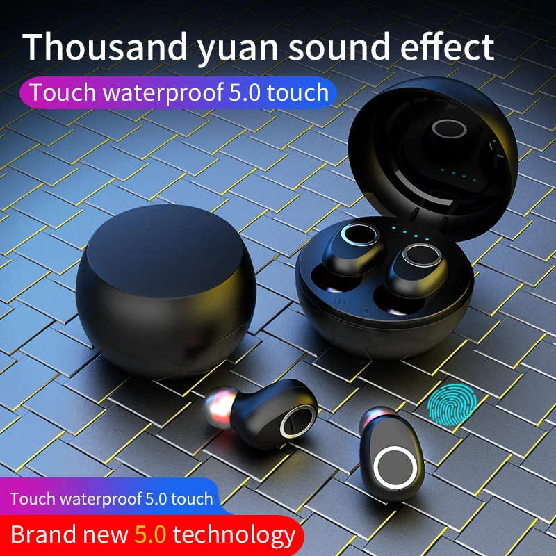 LB-10 TWS беспроводные Bluetooth наушники стерео Сенсорное управление для поддержки всех