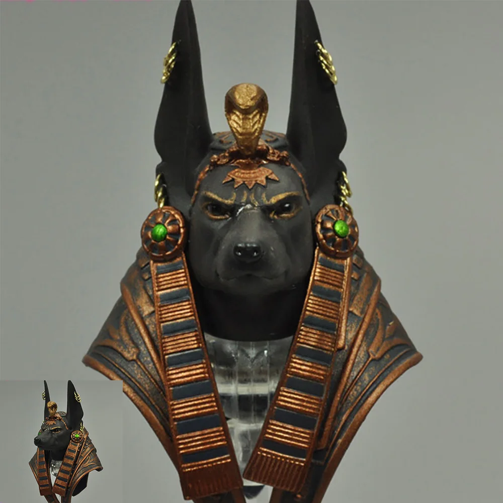 

PL2020-168 1/12 Guardian of Underworld Anubis Head Sculpt Fit 6" Figure In Stock