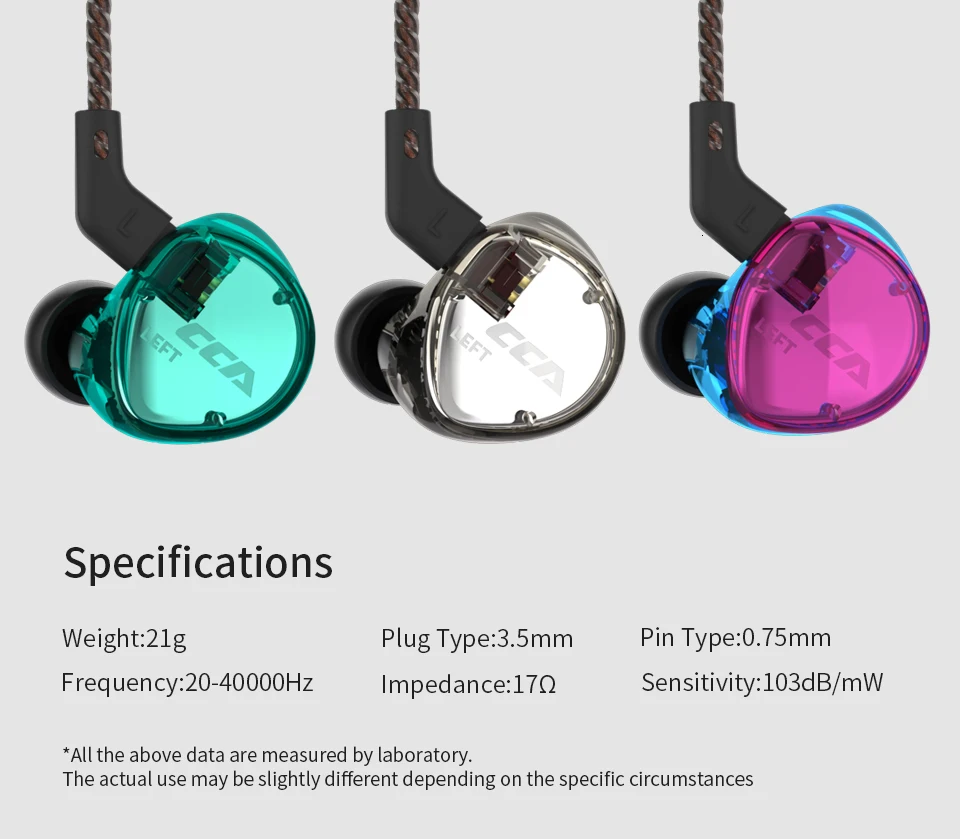 CCA C04 1BA+ 1DD гибридные наушники в ухо HIFI DJ монитор для бега спортивные наушники гарнитура вкладыши с съемным обновленным кабелем