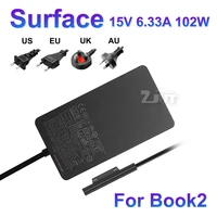 15v 6 33a 102w ac laptop power adapter for microsoft surface book2 1798 compatibility book1 laptop3 pro7 charger 5v 1 5a