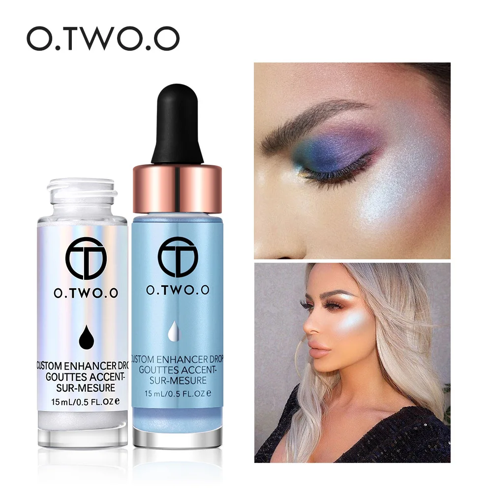 O. TWO. O жидкий Хайлайтер для осветления лица макияж блеск лицо свечение мерцающий