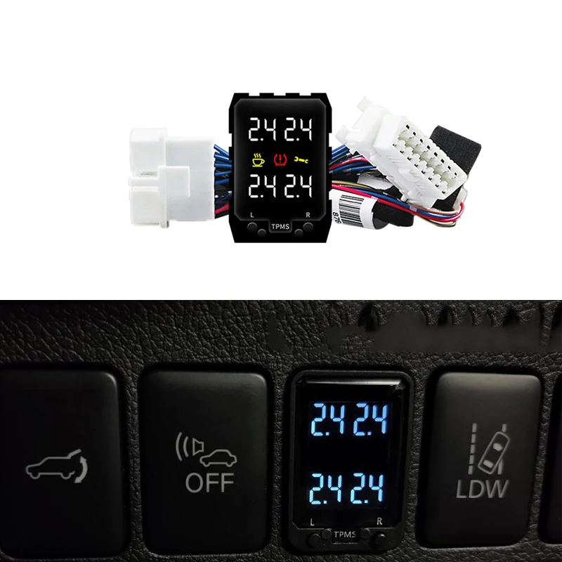 OBD TPMS цифровой монитор давления в шинах для Mitsubishi Outlander 3 PHEV 2013 Xpander Eclipse Cross Mirage L200