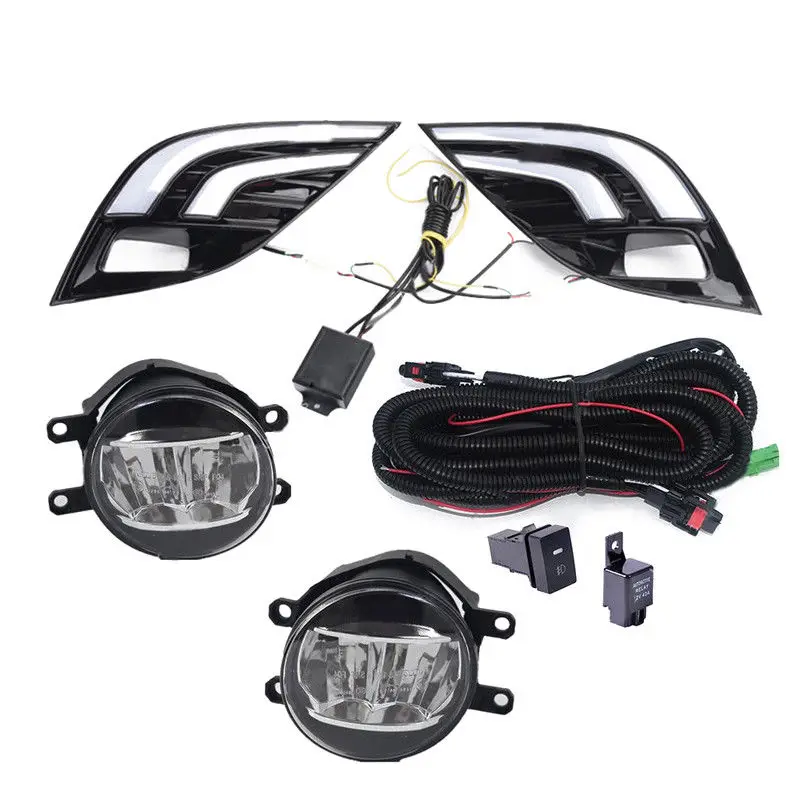 2 шт. новые светодиодные DRL автомобильные поворотники противотуманные фары