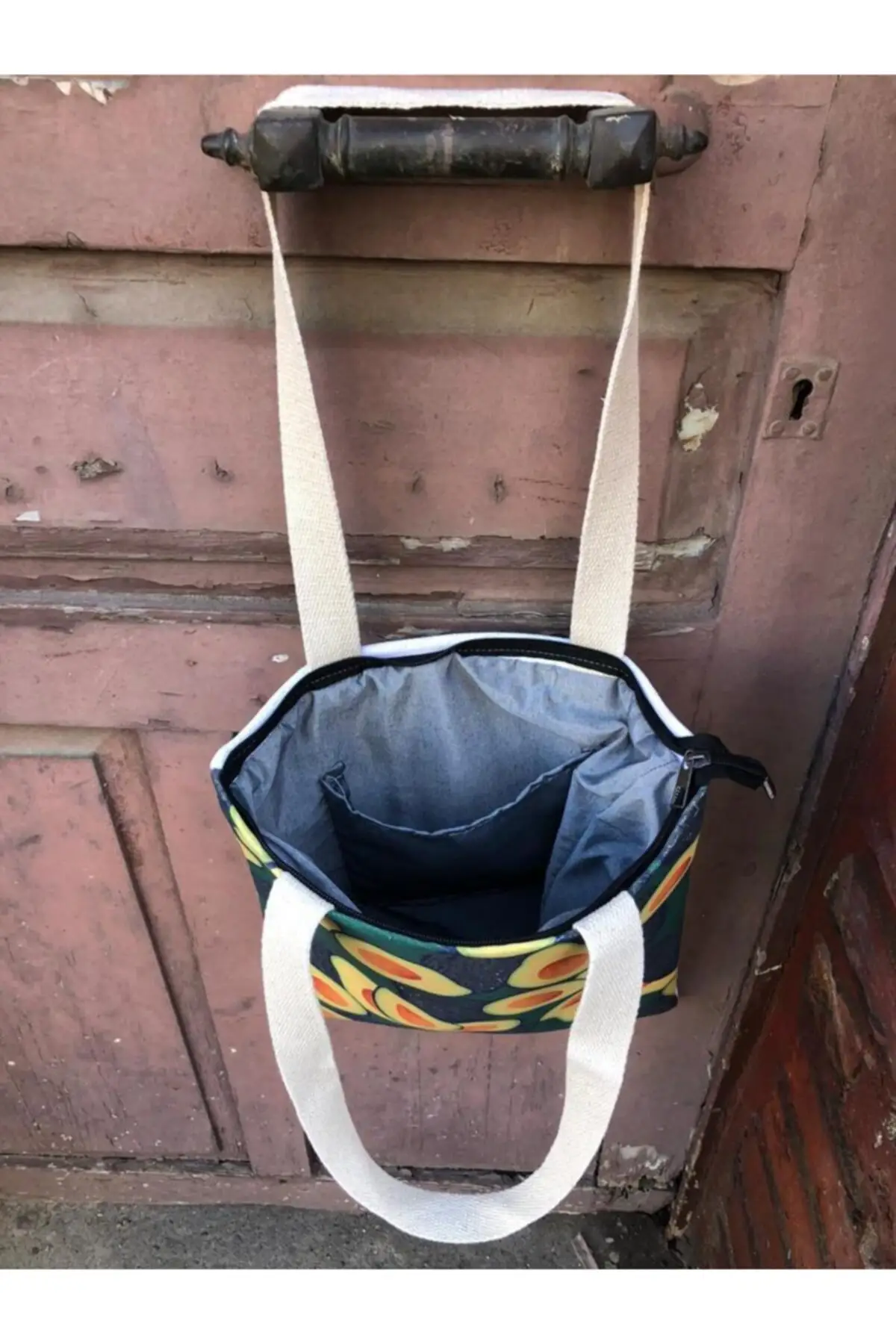 

2021 New Fashion Avocado Design Printed Saddlebag - Shoulder Bag Quality Printing Lined With Inner Pocket Water Resistant