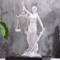 justice statue goddess fairness restoration balance desktop furnishings creativity european resin crafts nostalgic coffee shop