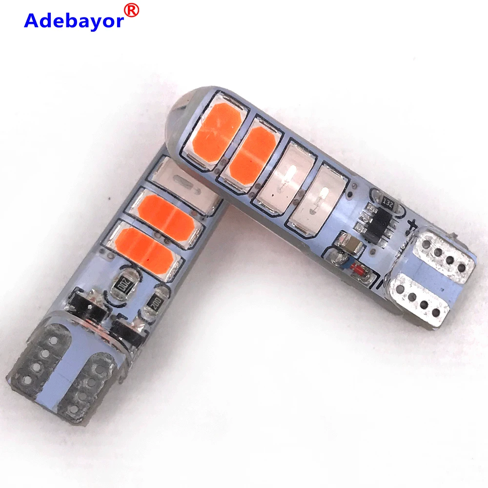 100 шт. T10 W5W 5630 8SMD светодиодная стробоскосветодиодный ческая вспышка 194 168