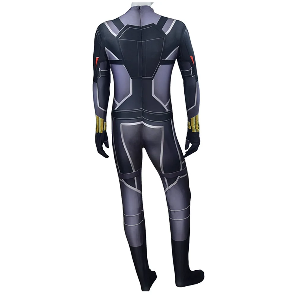 2020 черный костюм вдовы супергероя для косплея зентай на Хэллоуин|Игровые