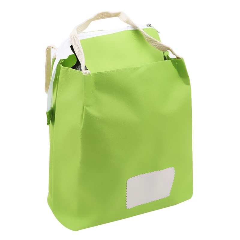 

Waterproof Convenient Leisure Picnic Bag New Fresh Insulation Cold Bales Thermal Oxford Lunch Bag Cute Solid Color Tote 1PC