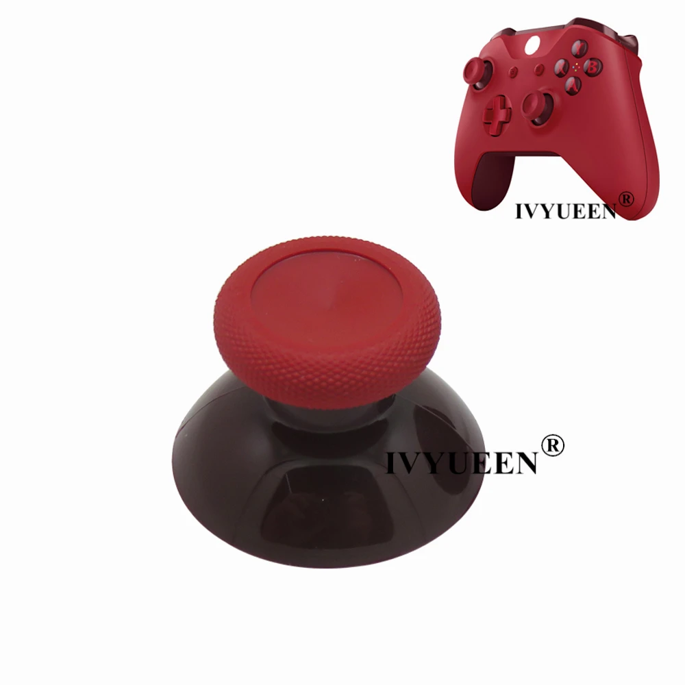 IVYUEEN 2 шт. для microsoft XBox One X S контроллер 3d аналоговый большой палец палки с захватом джойстик колпачок синий красный ThumbSticks