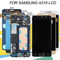 catteny 4 7inch a3 2016 display for samsung galaxy a310 lcd touch panel screen digitizer a310f assembly with frame free shipping