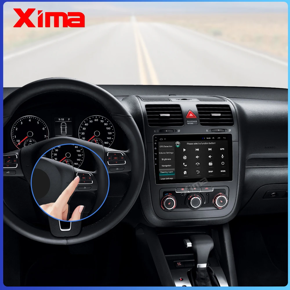XIMA Android9.0 2Din Car Radio Multimedia Player " Universal RAM2G GPS Navigation Audio Player For Nissan Toyota Hyundai Polo