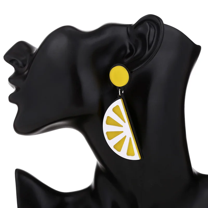 Серьги в виде фруктов арбуза клубники лимона вишни | Украшения и аксессуары