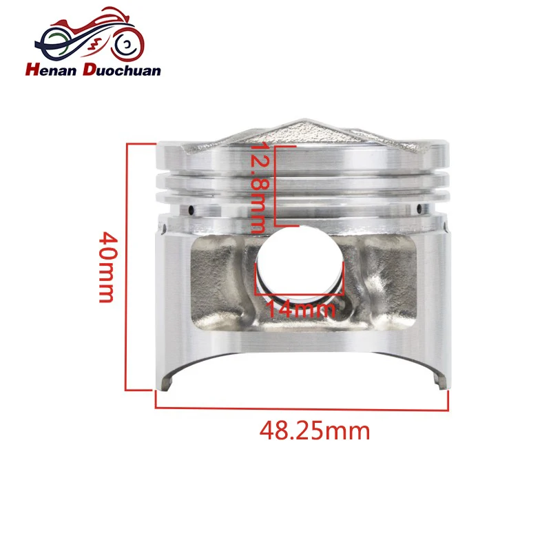 48.25мм поршень двигателя мотоцикла комплект 14мм +25 +0.25 Переборка 0.25мм Кольца для Yamaha FZ250 FZR250R 1HX FZ 250 FZR250 FZR on.
